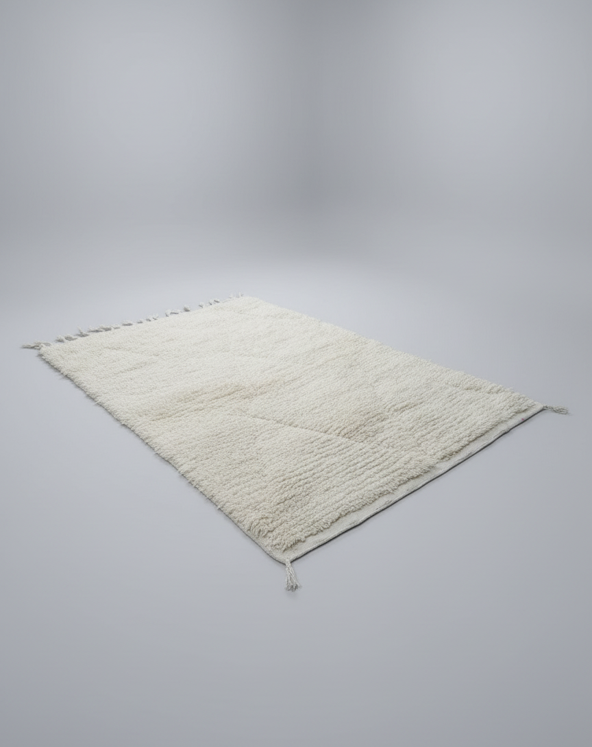 Berber Cloud – Tapis Minimaliste avec motifs sculptés