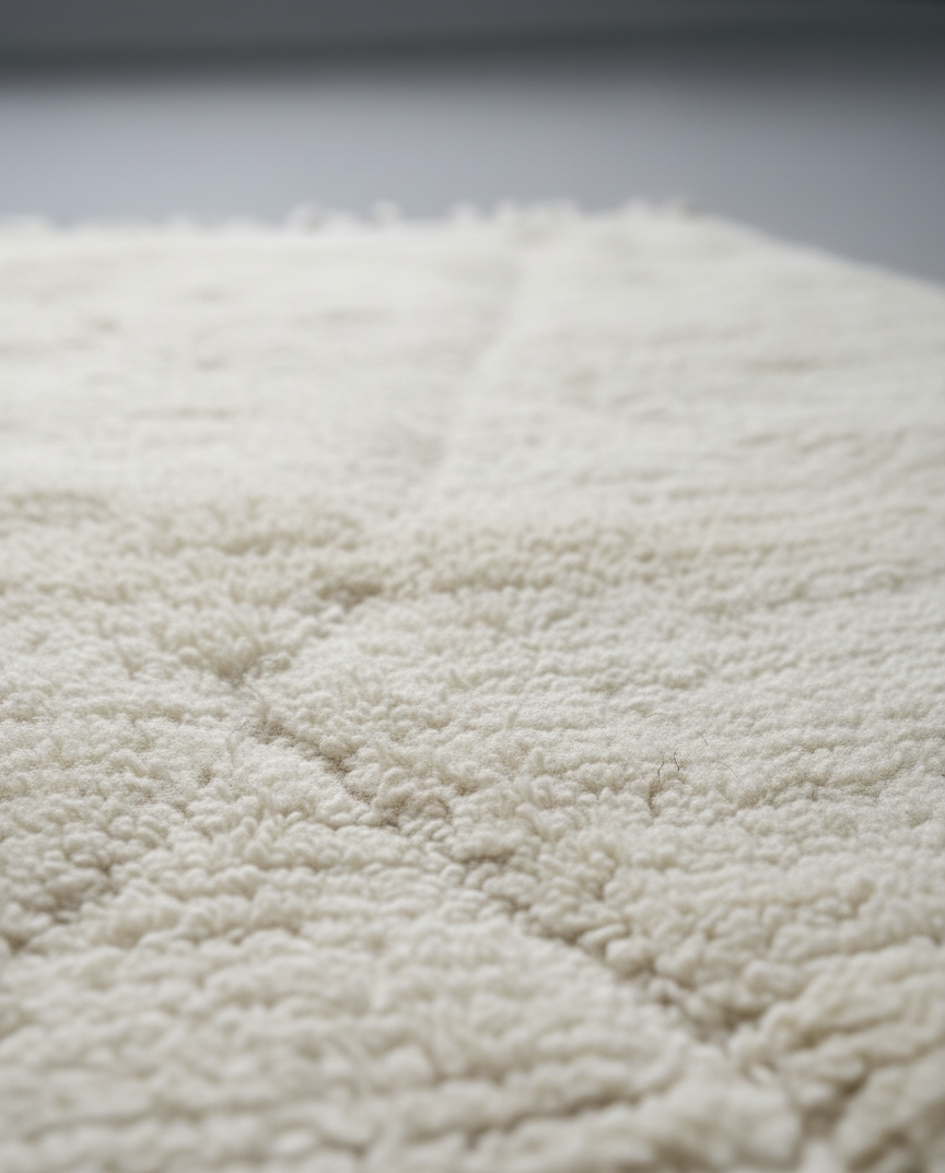 Berber Cloud – Tapis Minimaliste avec motifs sculptés