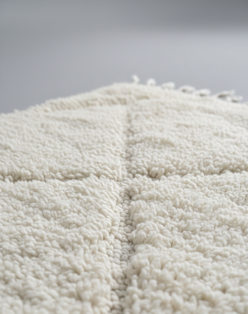 Berber Cloud – Tapis Minimaliste avec motifs sculptés