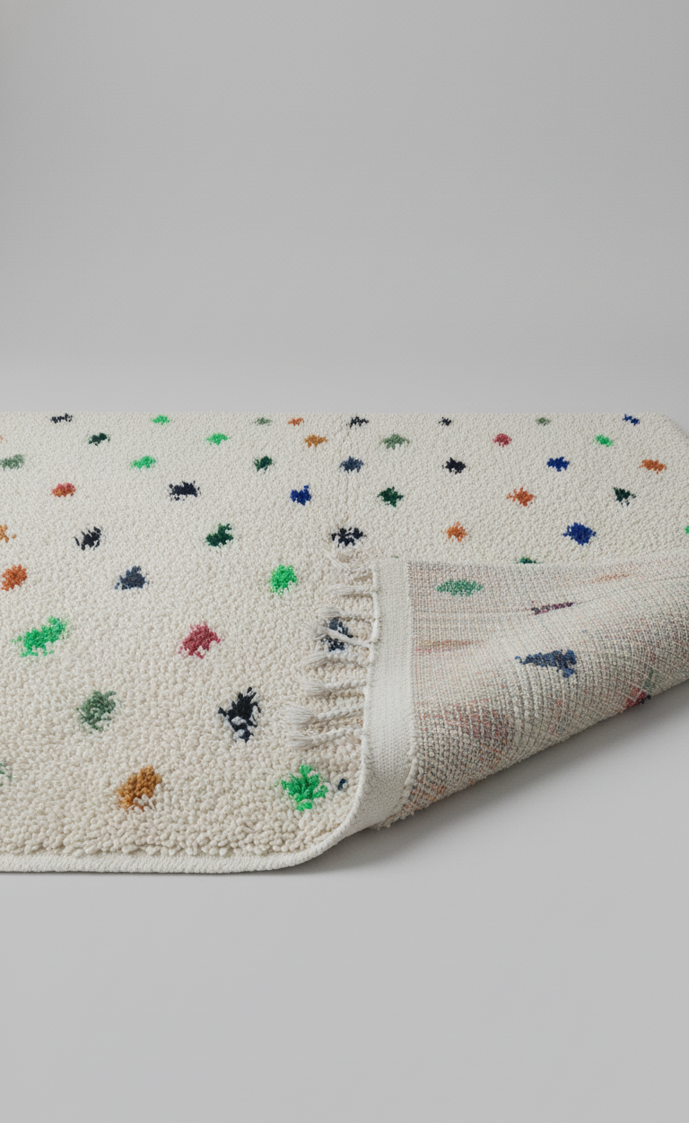 Forest Dot  Tapis à Motifs Multicolores (1m x 1.5m)