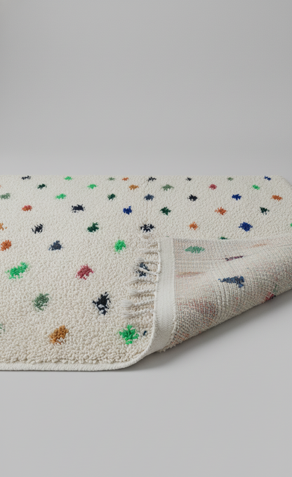 Forest Dot  Tapis à Motifs Multicolores (1m x 1.5m)