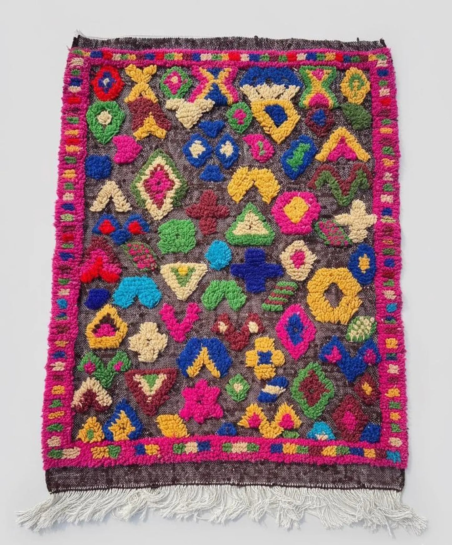 Tapis Berbère Azilal – Style Taznakht (1.1m ×1,56 m)