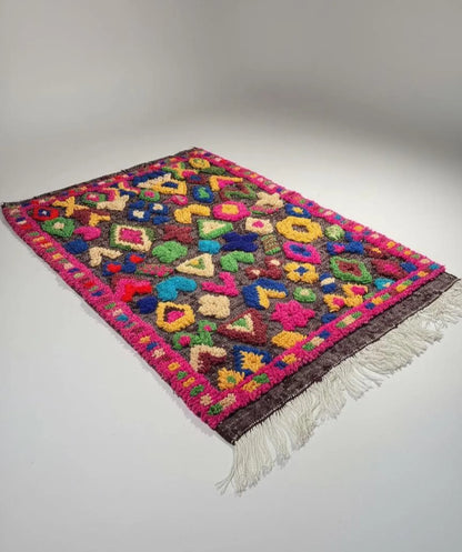 Tapis Berbère Azilal – Style Taznakht (1.1m ×1,56 m)