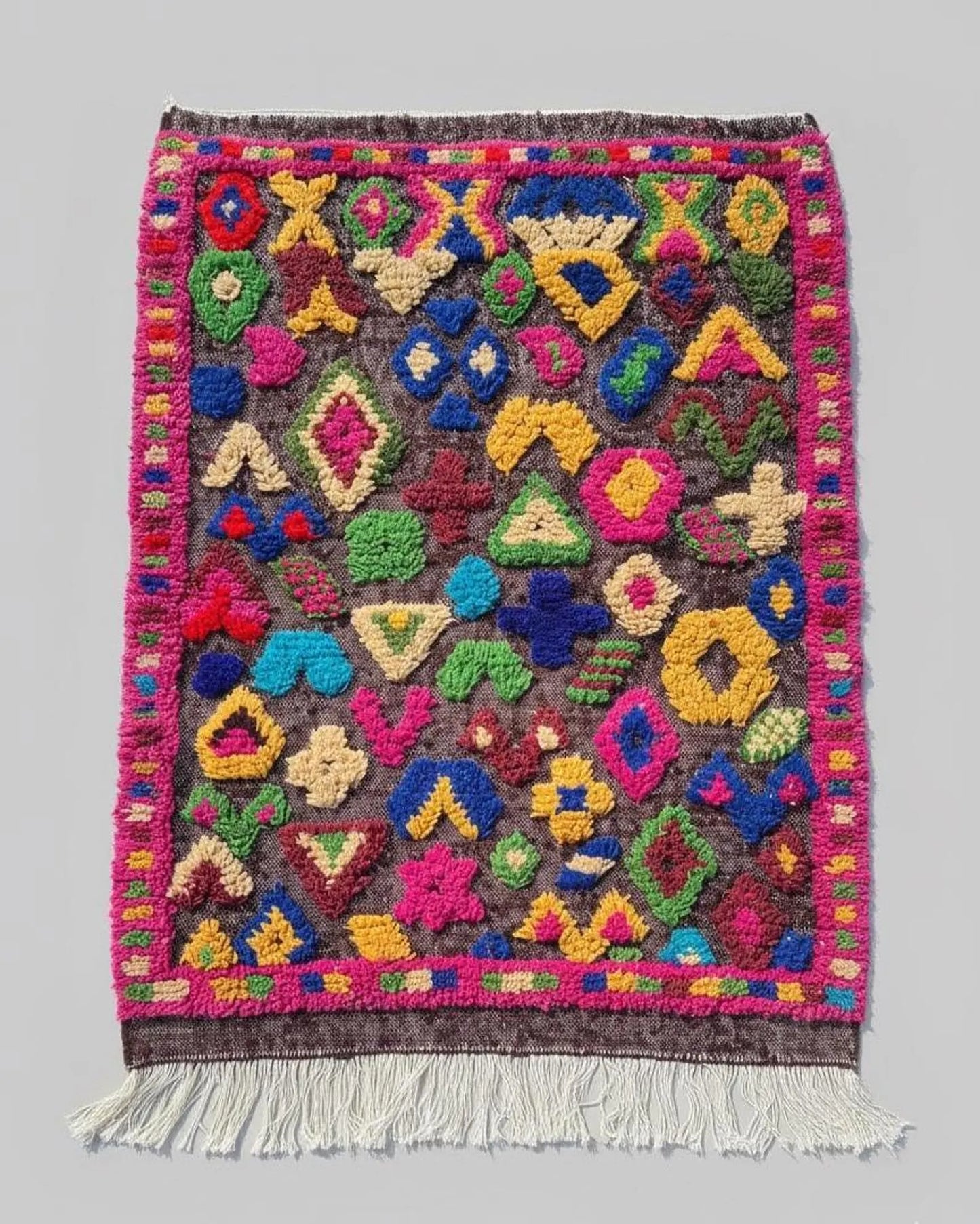 Tapis Berbère Azilal – Style Taznakht (1.1m ×1,56 m)