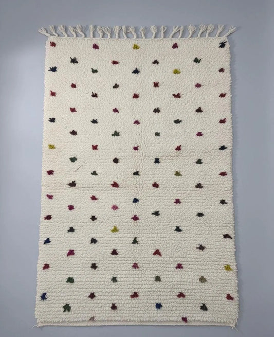 Tapis Moucheté Multicolore (1m × 1,57m)