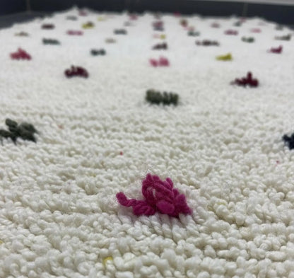 Tapis Moucheté Multicolore (1m × 1,57m)