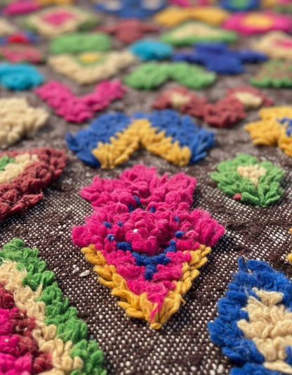 Tapis Berbère Azilal – Style Taznakht (1.1m ×1,56 m)