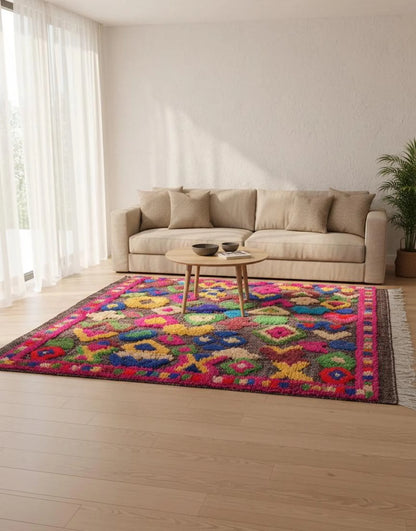 Tapis Berbère Azilal – Style Taznakht (1.1m ×1,56 m)