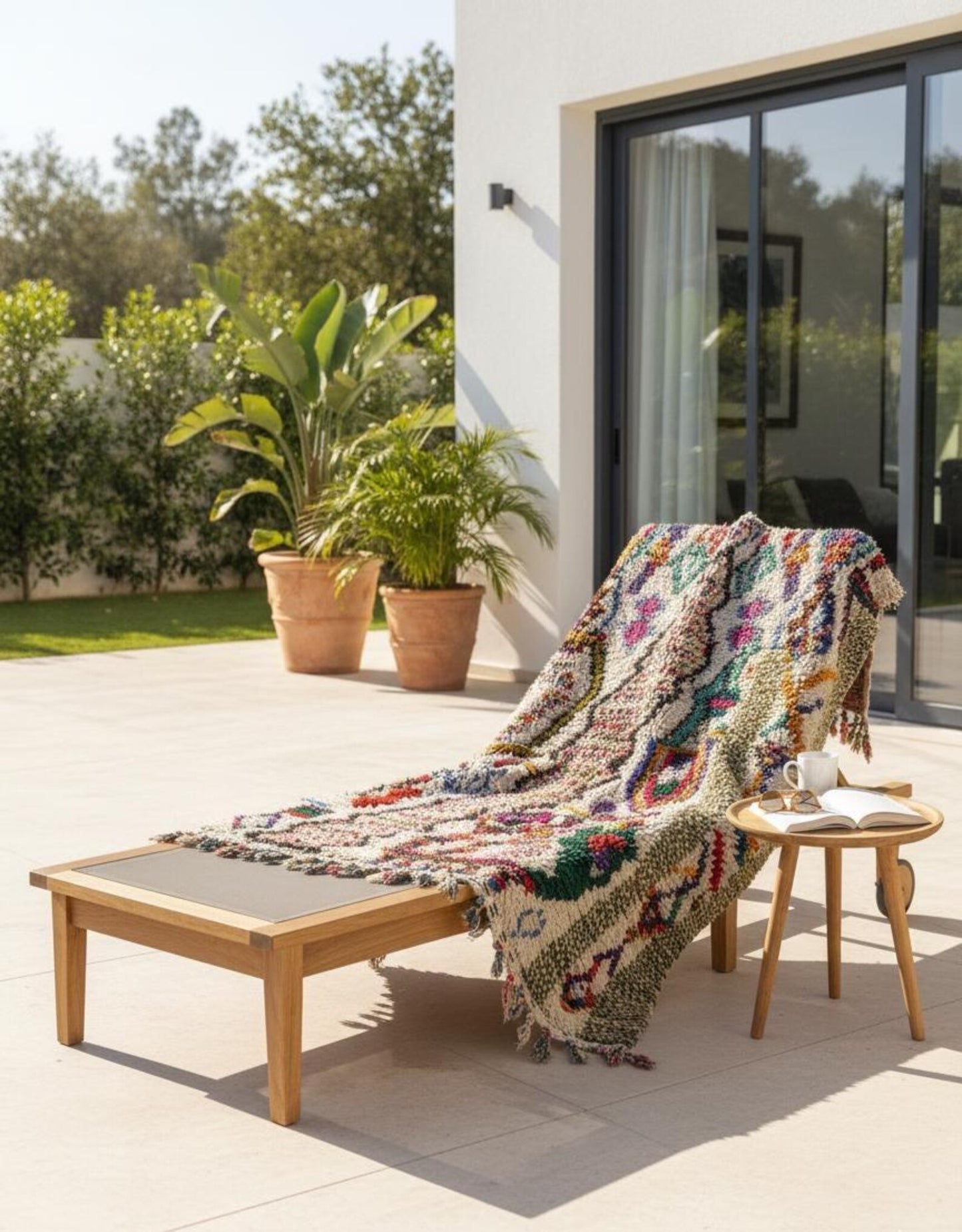 Tapis Amazigh Azilal – Multicolore (1m × 1,45m)