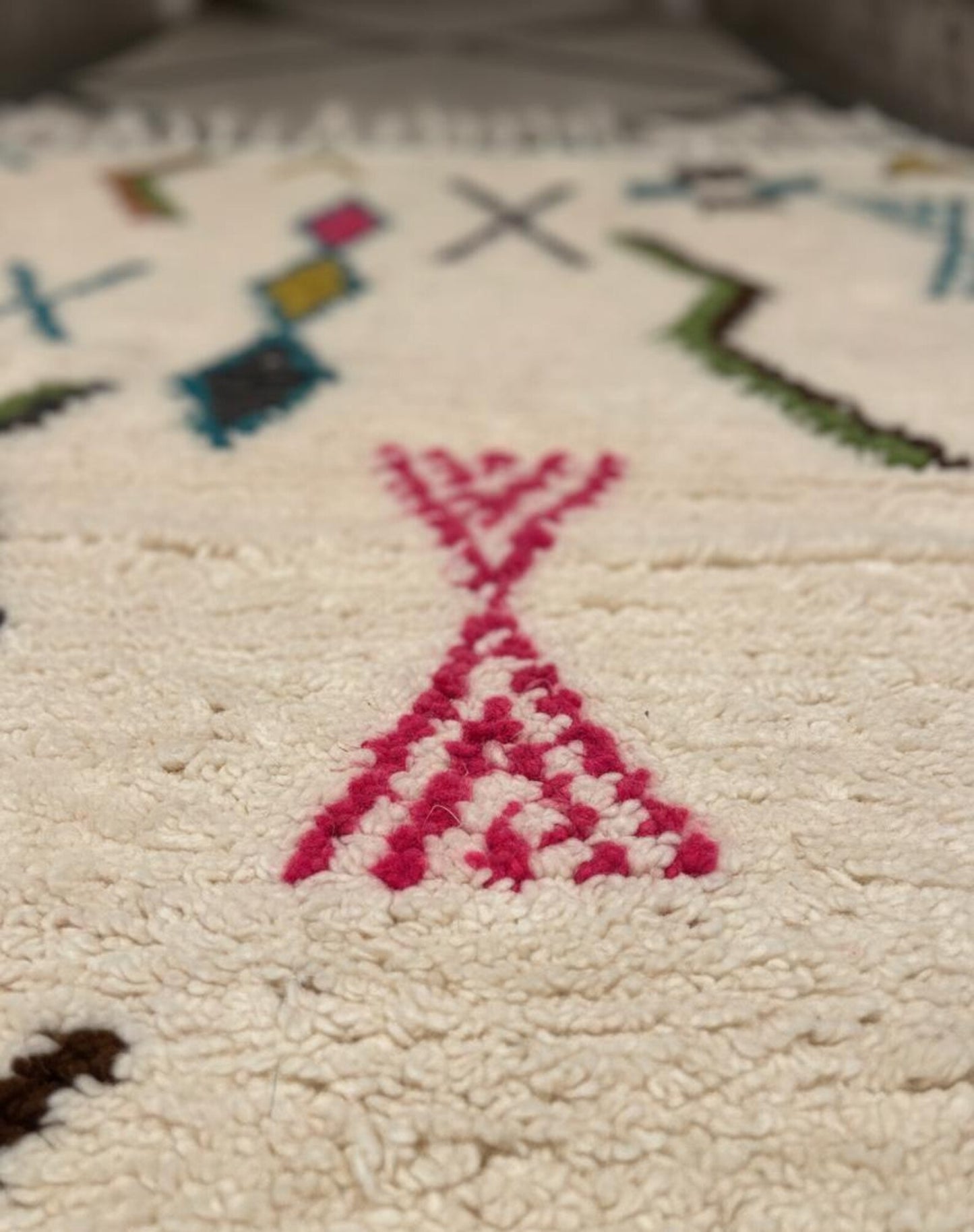 Tapis Géométrique Multicolore Amazighe  (1×1,5 m)